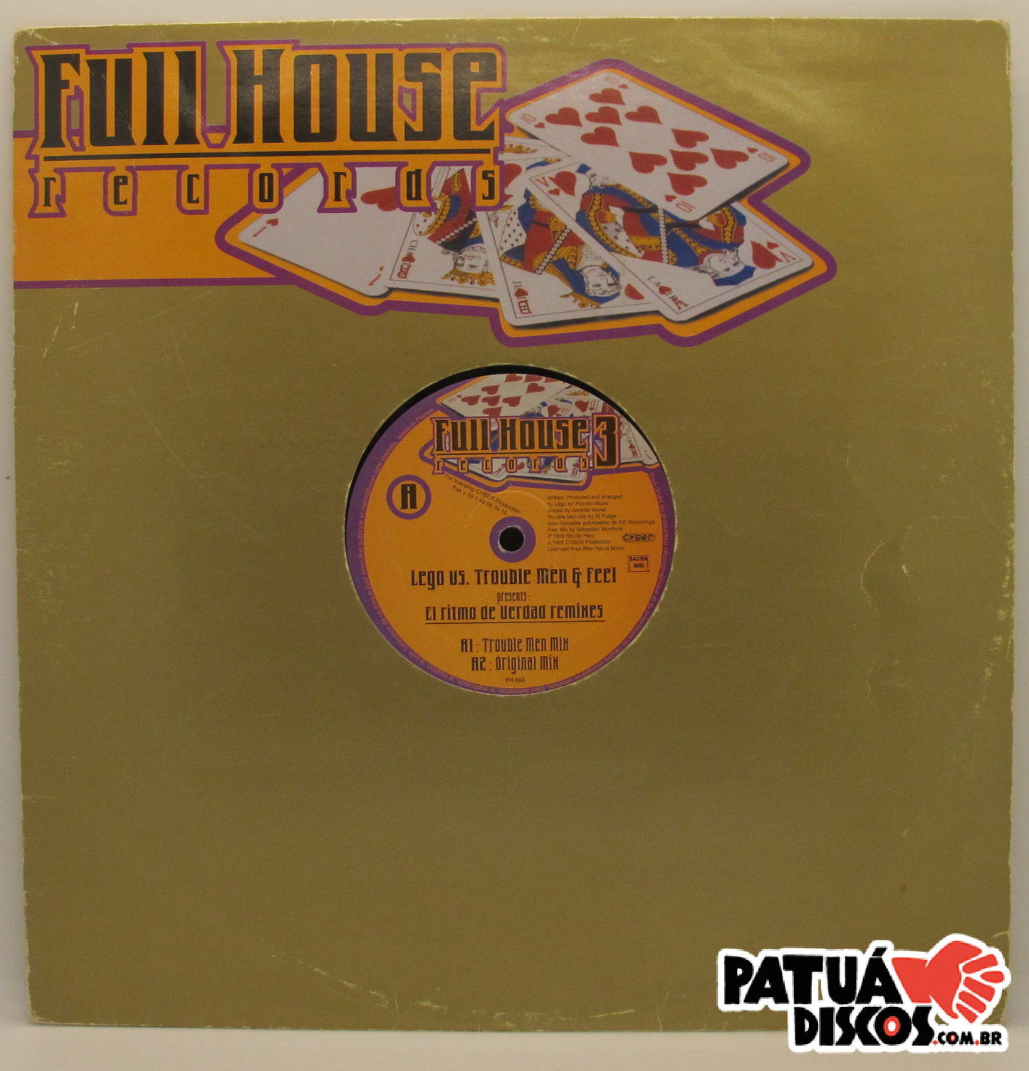 Lego vs. Trouble Men & Feel - El Ritmo De Verdad Remixes - 12"