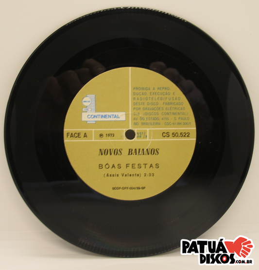 Novos Baianos - Bôas Festas - 7"