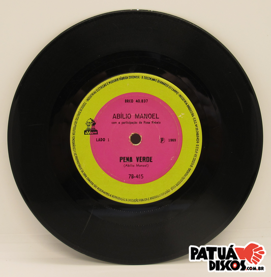 Abílio Manoel - Pena Verde - 7"