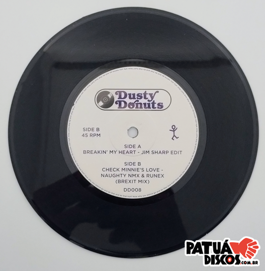 Jim Sharp/Naughty NMX & Runex - Breakin' My Heart/Check Minnie's Love - 7"