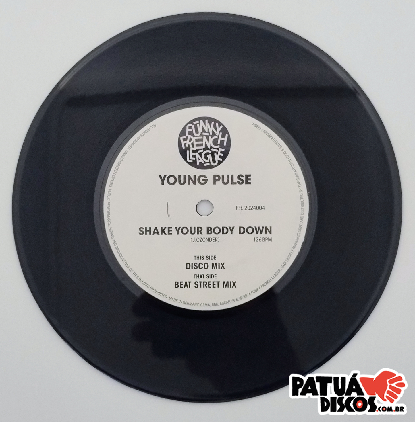 Young Pulse - Shake Your Body Down - 7"