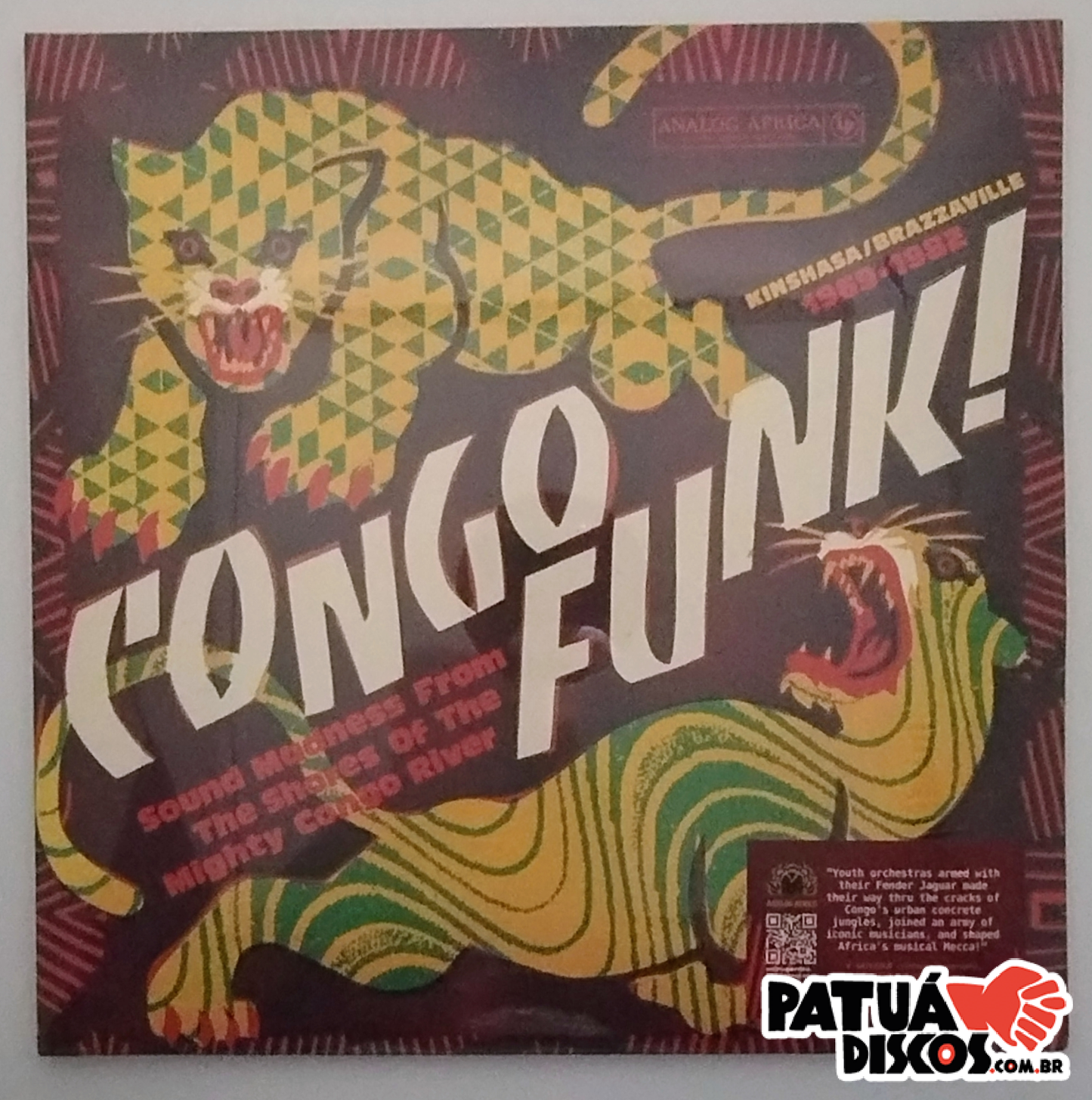 Vários Artistas - Congo Funk! Sound Madness From The Shores Of The Mighty Congo River (Kinshasa/Brazzaville 1969 -1982) - 2XLP