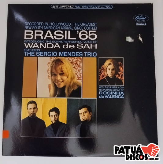 The Sérgio Mendes Trio Introducing Wanda De Sah With Rosinha De Valenca - Brasil '65 - LP