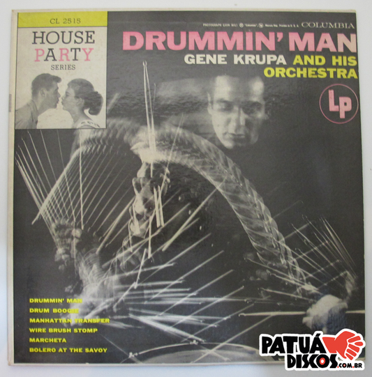 Gene Krupa And His Orchestra - Drummin' Man - 10"