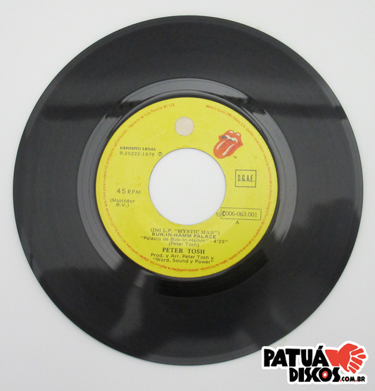 Peter Tosh - Buk-In-Hamm Palace - 7"