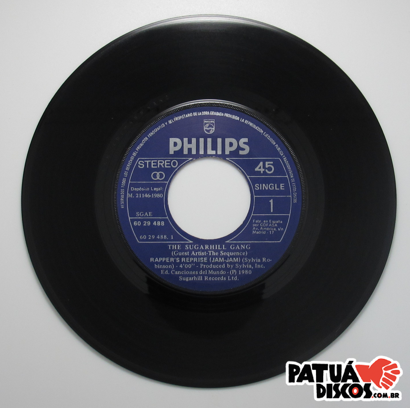 The Suagrhill Gang - Rapper's Reprise (Jam-Jam) - 7"