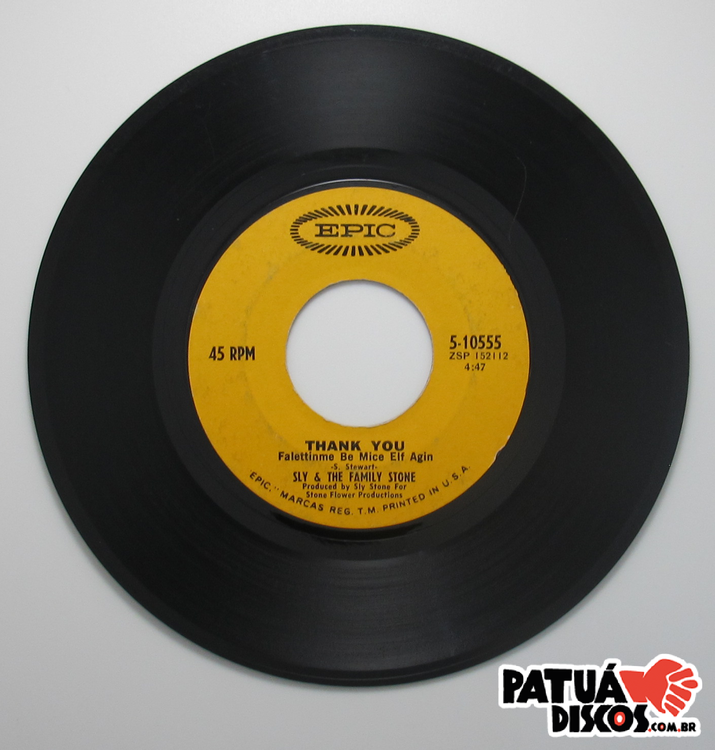 Sly & The Family Stone - Thank You (Falettinme Be Mice Elf Agin) / Everybody Is A Star - 7"