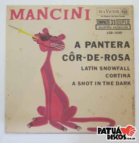 Henry Mancini And His Orchestra - A Pantera Côr-De-Rosa - 7"