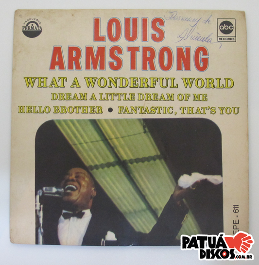 Louis Armstrong - What A Wonderful World - 7"