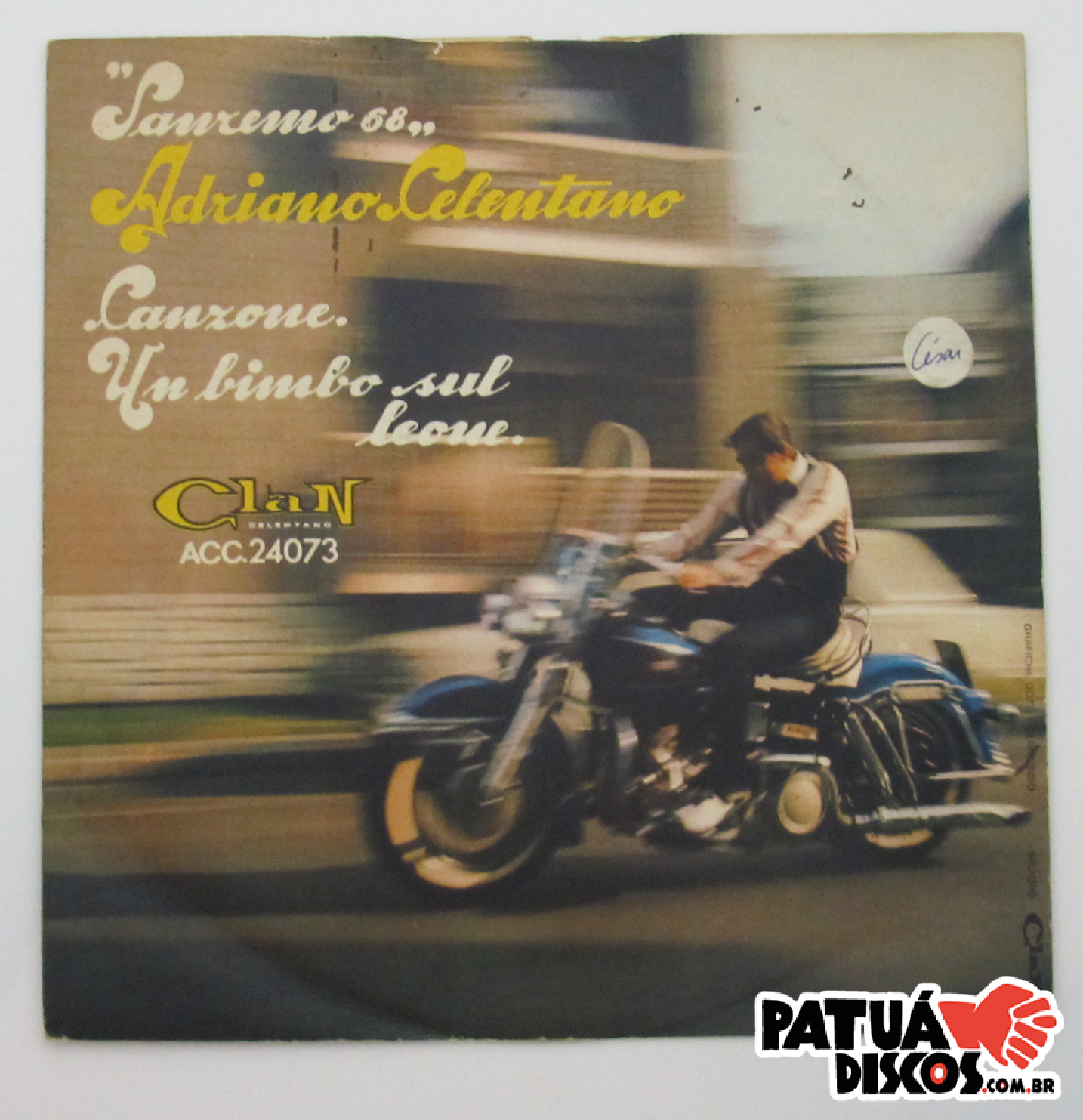Adriano Celentano - Canzone / Un Bimbo Sul Leone - 7"