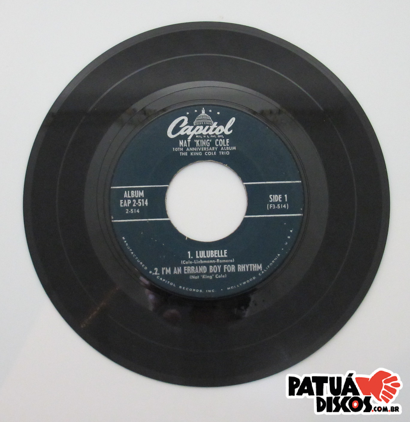 Nat 'King' Cole Featuring The King Cole Trio - 10th Anniversary (Part 2) - 7"