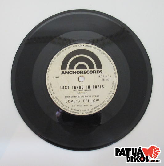 Love's Fellow, Chris Murray - Last Tango In Paris / Sunshine Lover - 7"