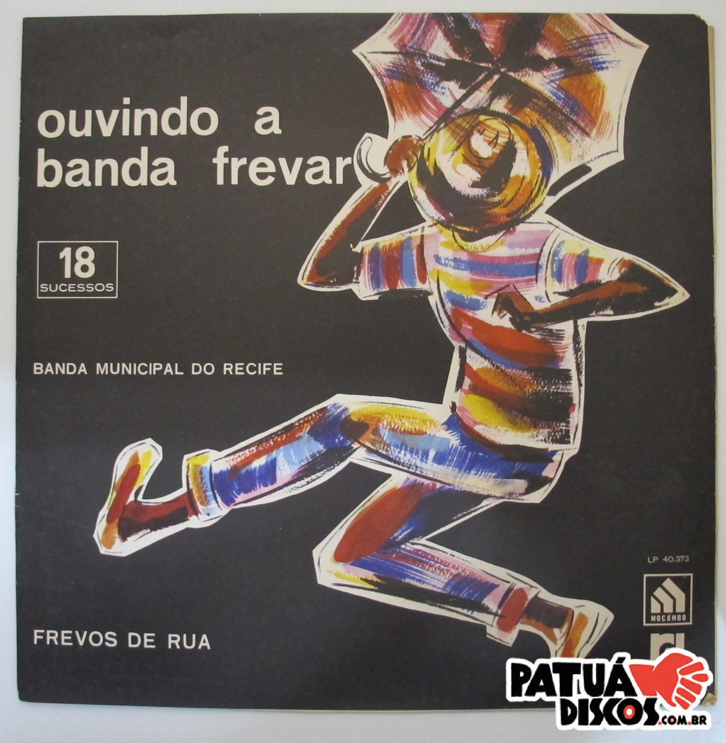 Banda Municipal Do Recife - Ouvindo A Banda Frevar - LP