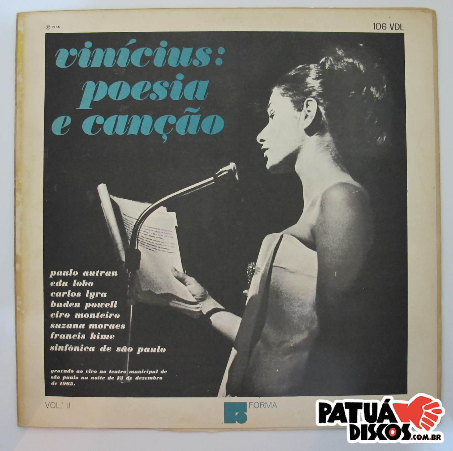 Vinicius De Moraes - Vinícius: Poesia E Canção Vol. II - LP