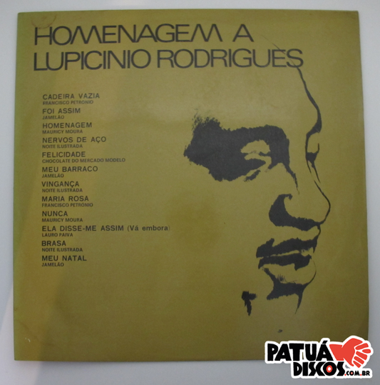 Vários Artistas - Homenagem A Lupicinio Rodrigues - LP