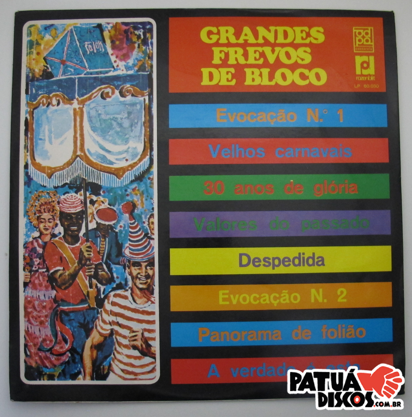 Vários Artistas - Grandes Frevos De Bloco - LP