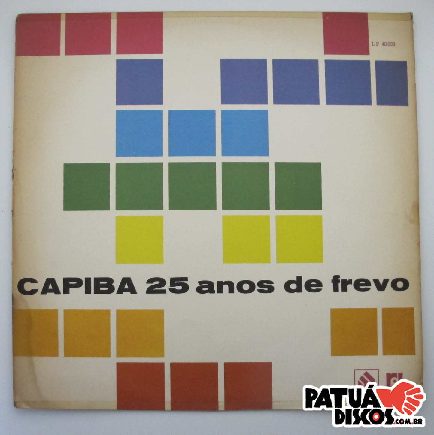 Claudionor Germano - Capiba 25 Anos De Frevo - LP