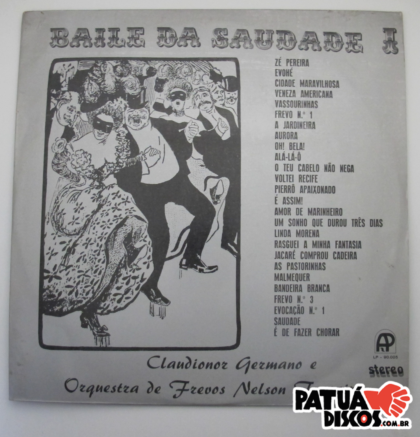 Claudionor Germano - Baile Da Saudade Vol. 1 - LP