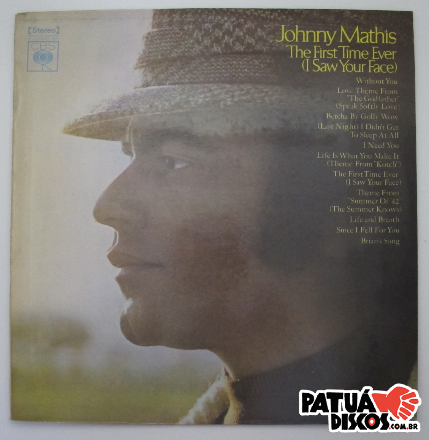 Johnny Mathis - The First Time Ever (I Saw Your Face) - LP