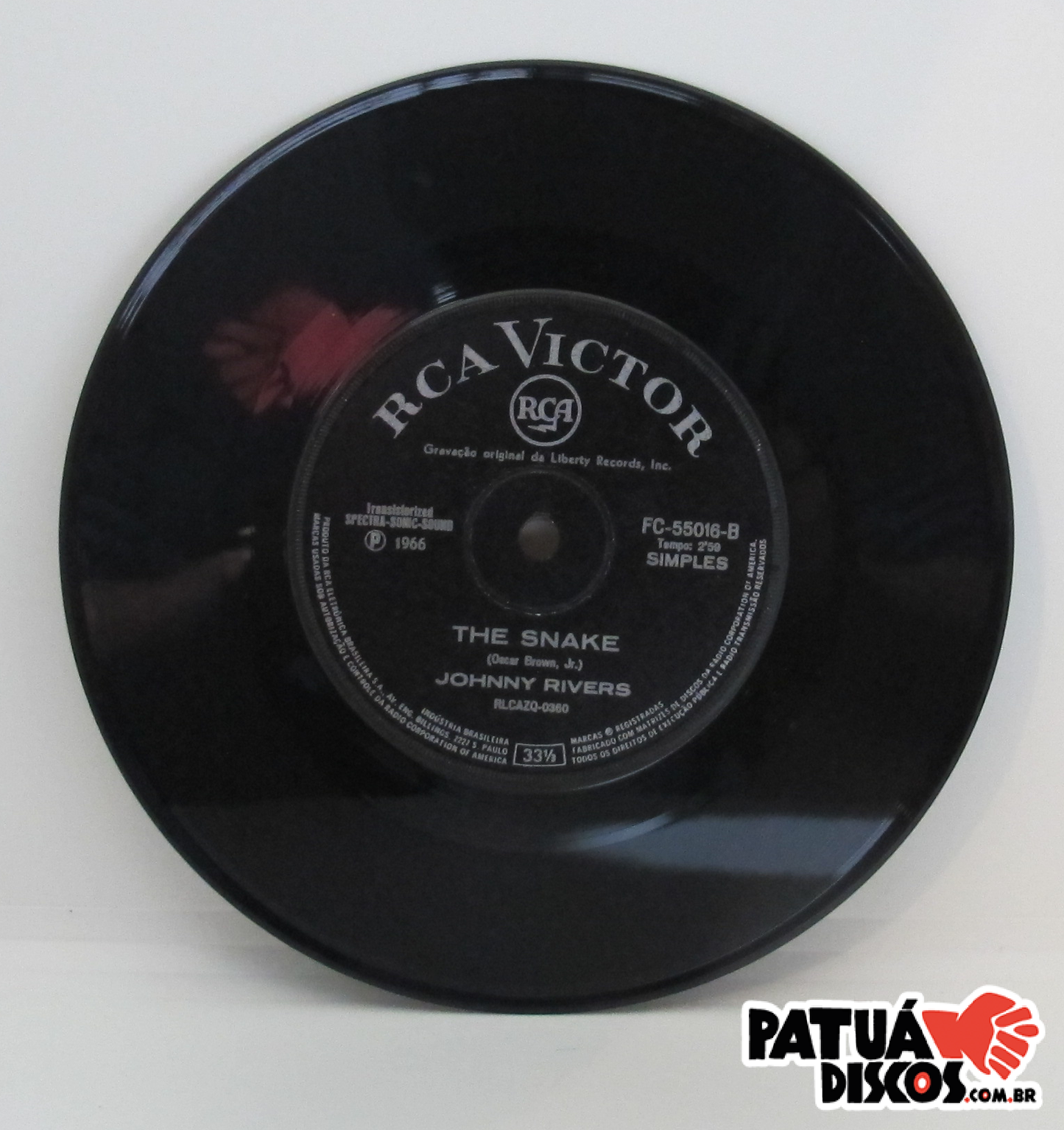 Johnny Rivers - Secret Agent Man / The Snake - 7"
