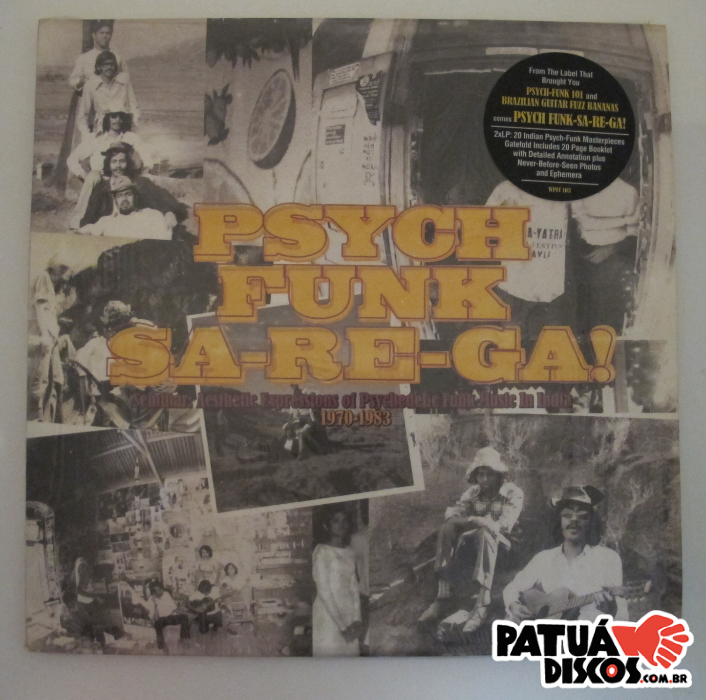 Vários Artistas - Psych Funk Sa-Re-Ga! (Seminar: Aesthetic Expressions Of Psychedelic Funk Music In India 1970-1983) - 2XLP