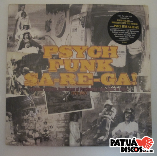 Vários Artistas - Psych Funk Sa-Re-Ga! (Seminar: Aesthetic Expressions Of Psychedelic Funk Music In India 1970-1983) - 2XLP