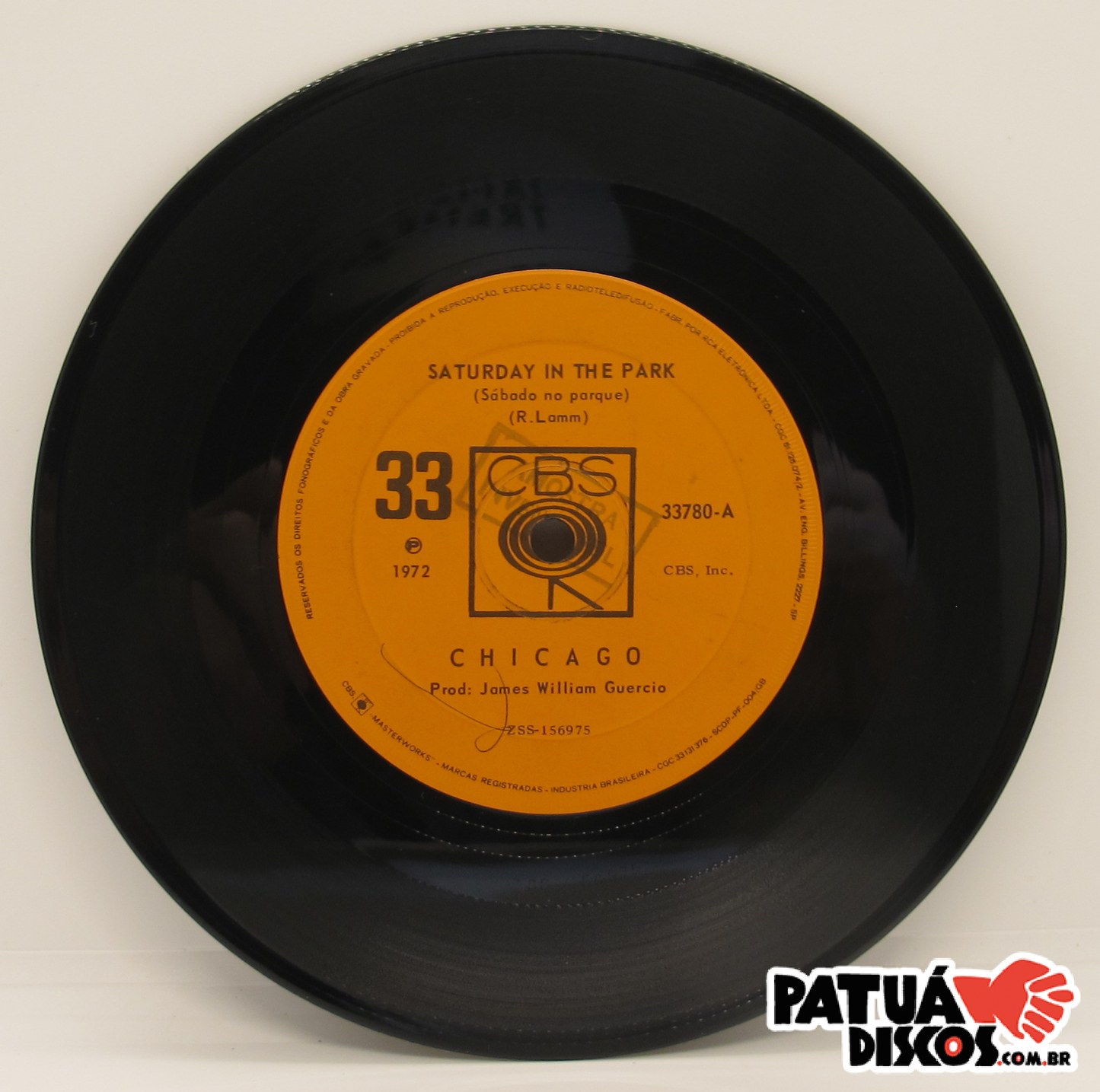 Chicago - Saturday In The Park - 7"