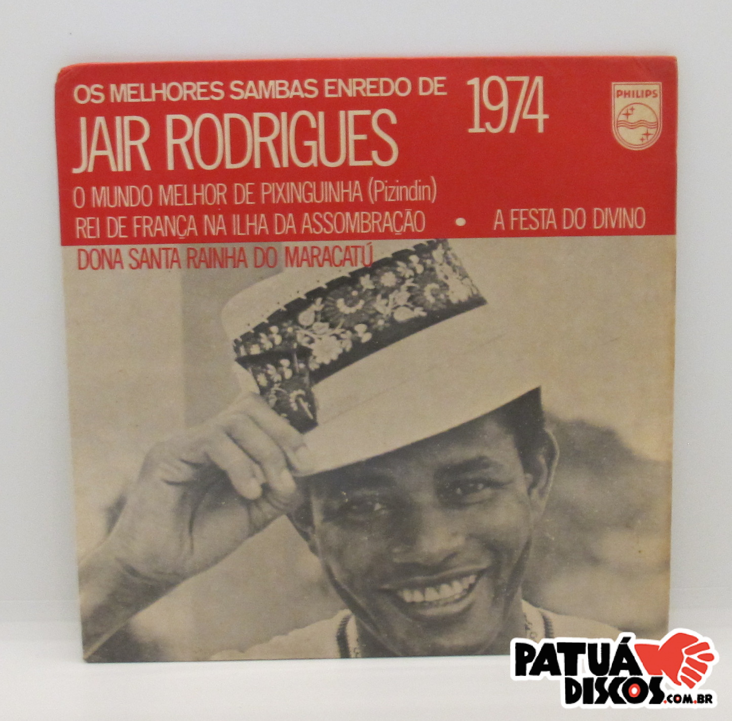Jair Rodrigues - Os Melhores Sambas Enredo De 1974 - 7''