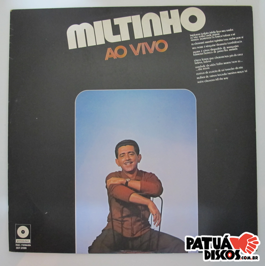 Miltinho - Ao Vivo - LP