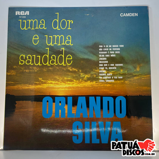 Orlando Silva -Uma Dor E Uma Saudade - LP