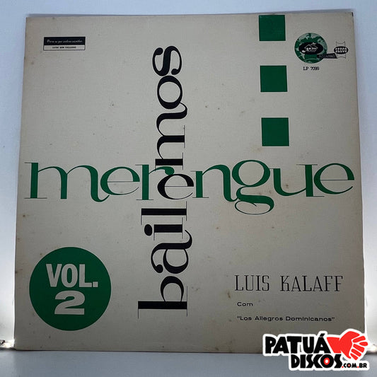 Luis Kalaff Y Sus Alegres Dominicanos - Bailemos Merengue Vol.2 - LP