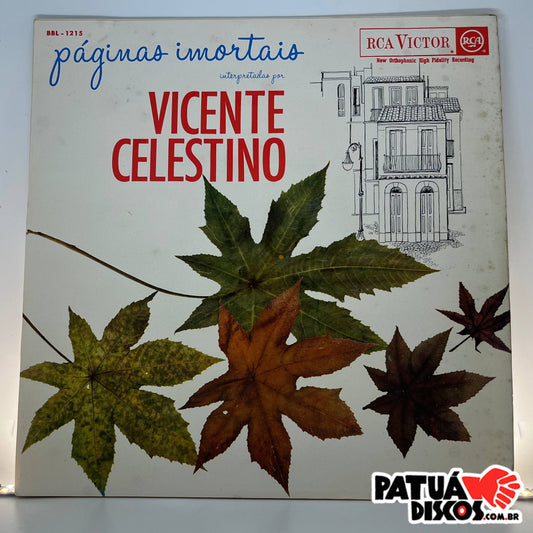Vicente Celestino - Páginas Imortais Interpretadas Por Vicente Celestino - LP