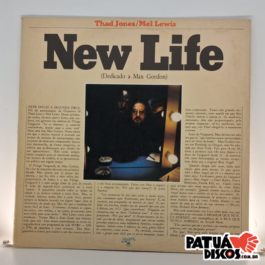 Thad Jones / Mel Lewis - New Life (Dedicated To Max Gordon) - LP