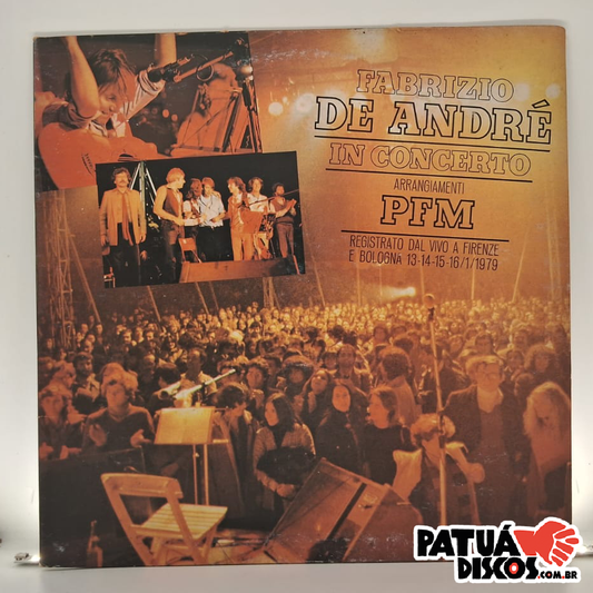 Fabrizio De André - Fabrizio De André In Concerto - Arrangiamenti PFM - LP
