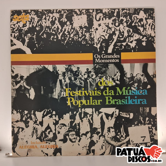 Vários Artistas - Os Grandes Momentos Dos Festivais Da Música Popular Brasileira - LP