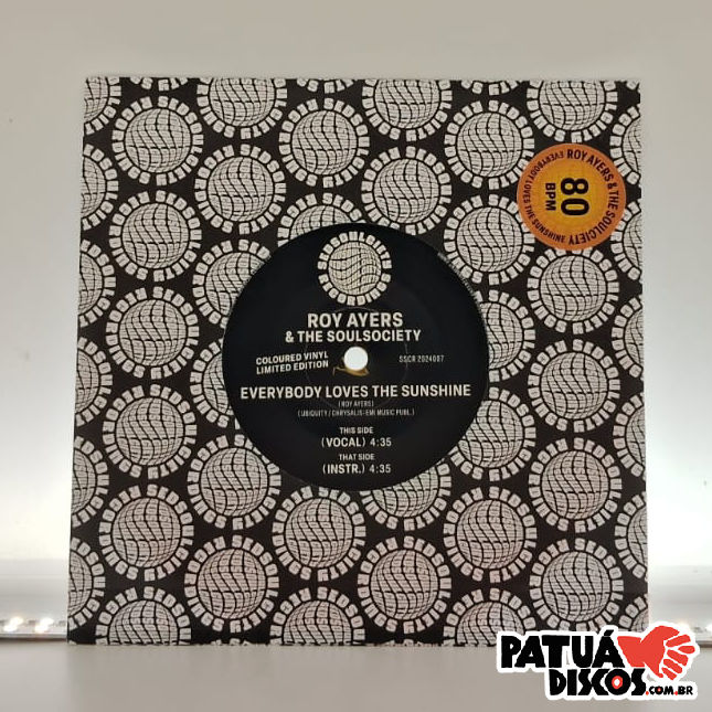Roy Ayers & The Soul Society - Everybody Loves The Sunshine - 7"