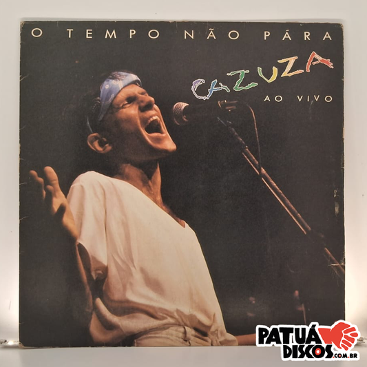 Cazuza - O Tempo Não Pára - Cazuza Ao Vivo - LP