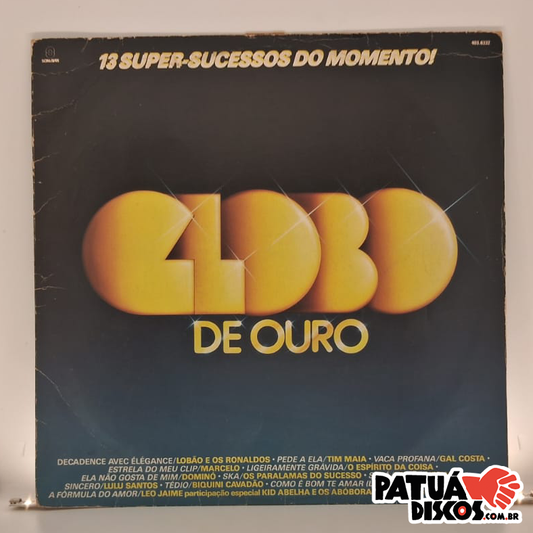 Vários Artistas - 13 super sucessos do momento! Globo de ouro - LP