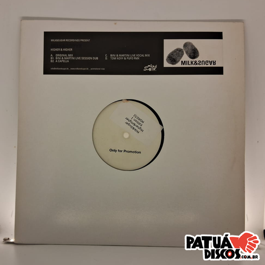 Milk & Sugar - Higher & Higher - 12"