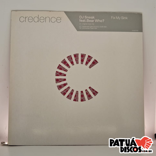 DJ Sneak - Fix My Sink - 12"