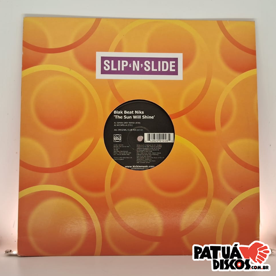 Blak Beat Niks - The Sun Will Shine - 12"