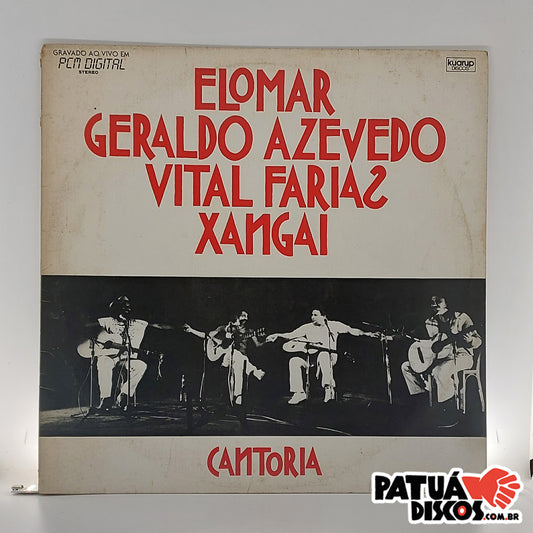 Elomar - Geraldo Azevedo - Vital Farias - Xangai  - Cantoria - LP