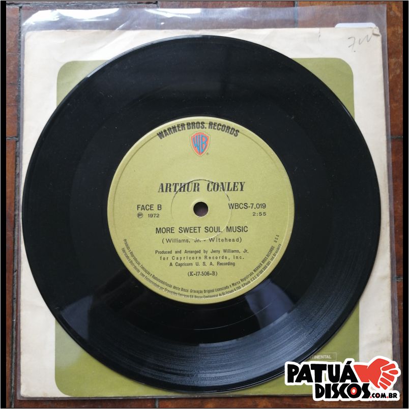 Arthur Conley - More Sweet Soul Music / Rita - 7"