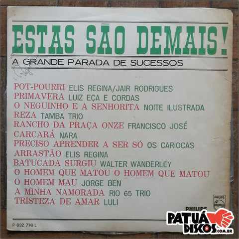 Vários Artistas - Estas são Demais! - LP