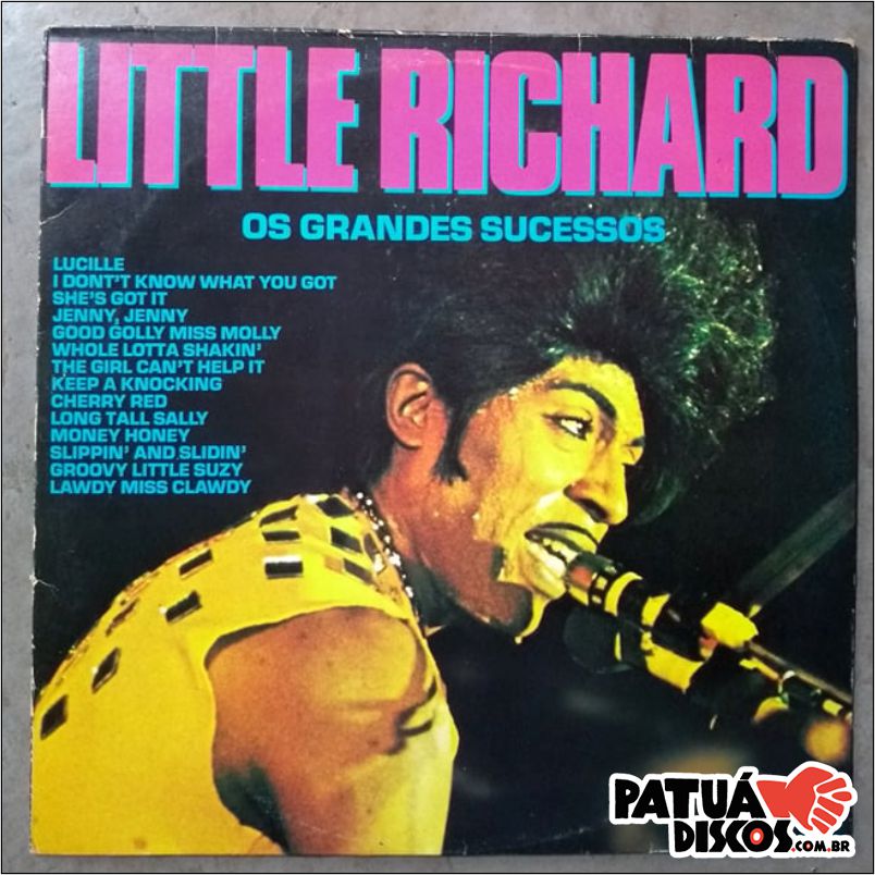 Little Richard - Os Grandes Sucessos de Little Richard - LP