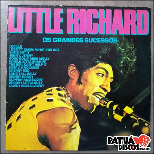 Little Richard - Os Grandes Sucessos de Little Richard - LP