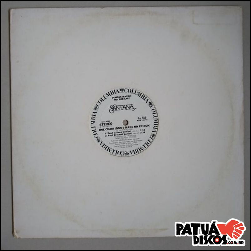 Santana - One Chain (Don't Make No Prison) - 12"