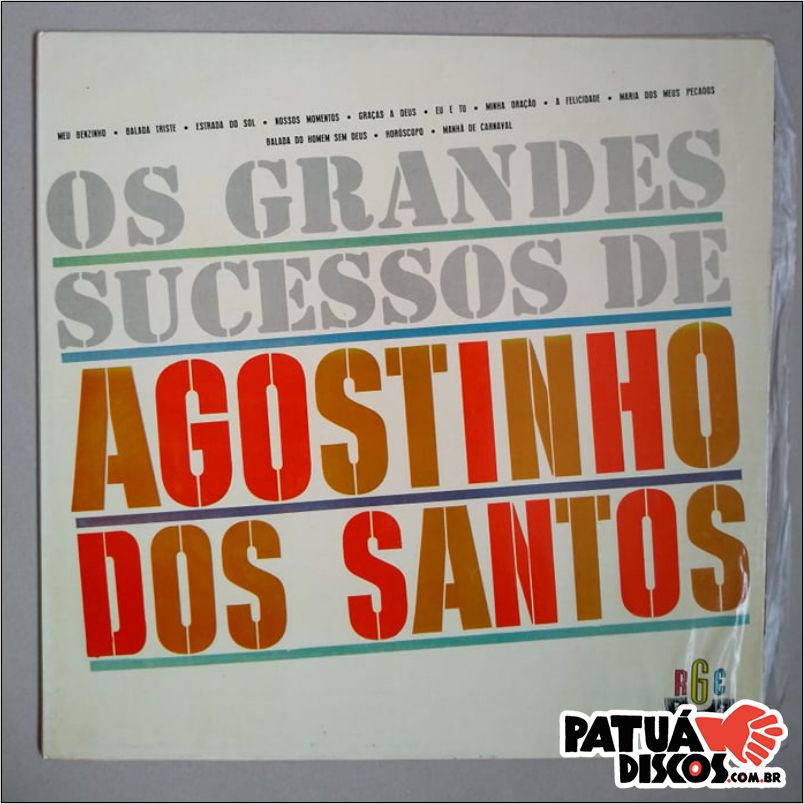 Agostinho dos Santos - Os Grandes Sucessos de - LP