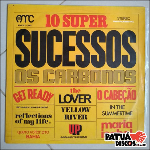Os Carbonos - 10 Super Sucessos - LP