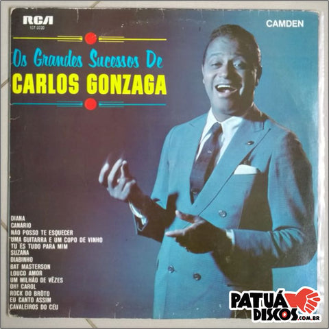 Carlos Gonzaga - Os Grandes Sucessos de Carlos Gonzaga - LP